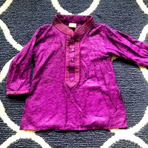 Kids kurta (shirt) pajama (pants)